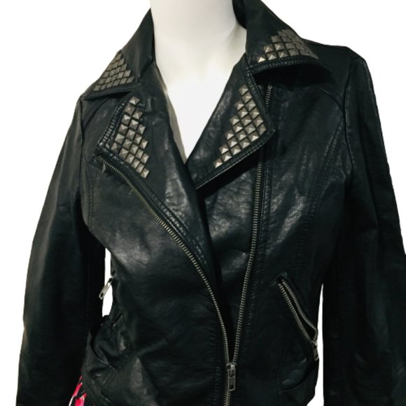 UK2LA Black Spike Size SP Jacket - Picture 2 of 13